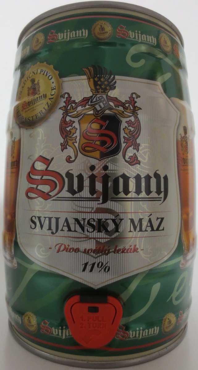 Svijany SVIJANSKÝ MÁZ Pivo světlý ležák 11% č.2