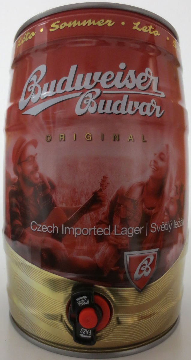 Budweiser Budvar ORIGINAL Czech Imported lager I Světlý ležák (5L) č.1