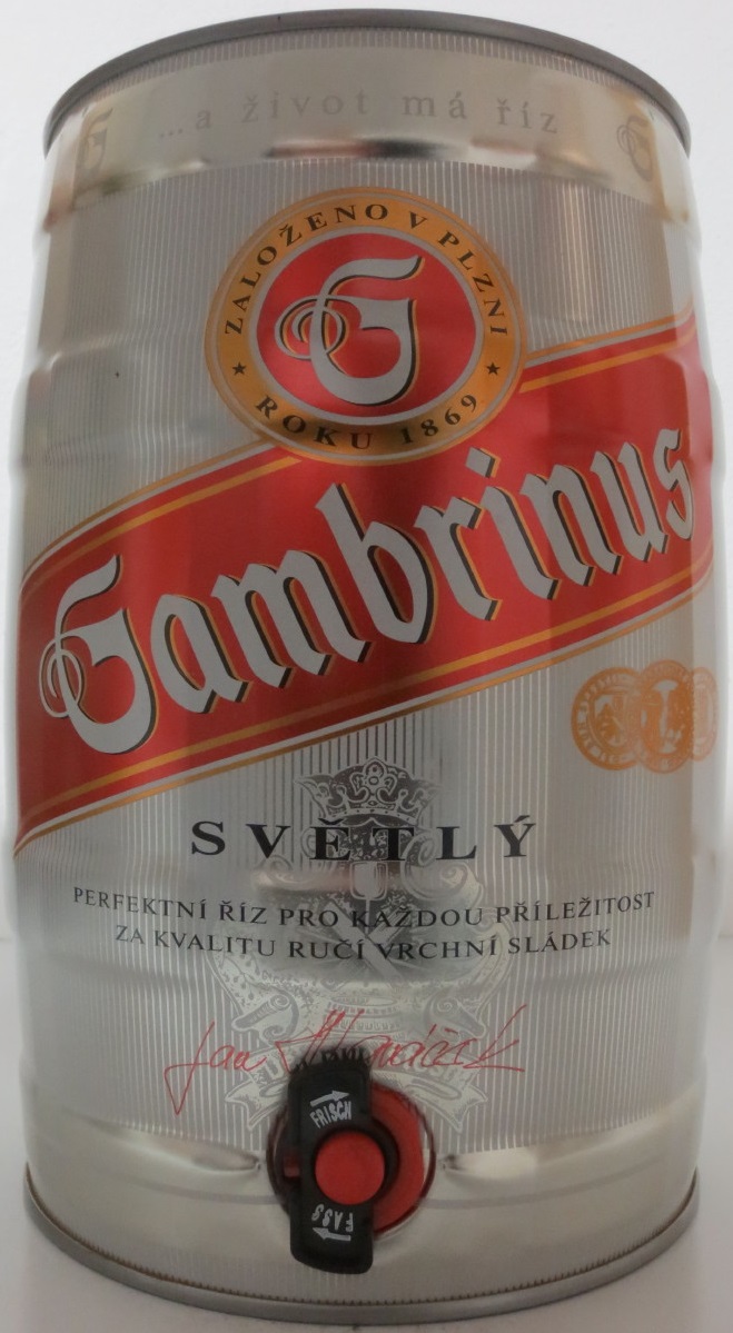 Gambrinus SVĚTLÝ Jan Hlaváček č.1