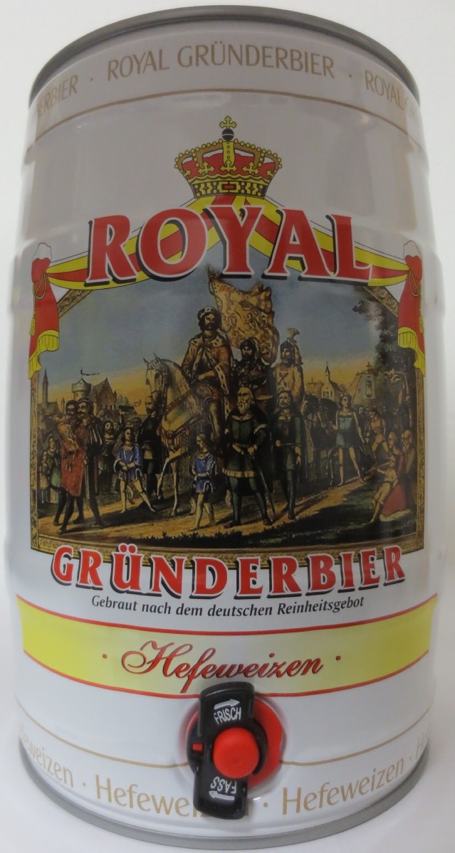 ROYAL GRÜNDERBIER Hefeweizen (5L) Nr.1