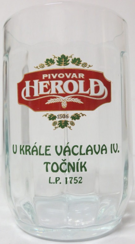 PIVOVAR HEROLD U KRÁLE VÁCLAVA IV. TOČNÍK L.P. 1752 č.2 (0,5L)