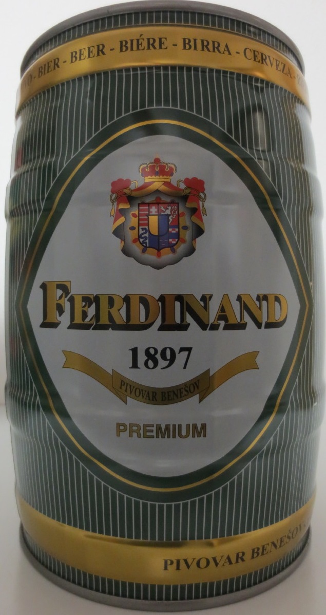 FERDINAND 1897 PIVOVAR BENEŠOV PREMIUM (5L) č.1