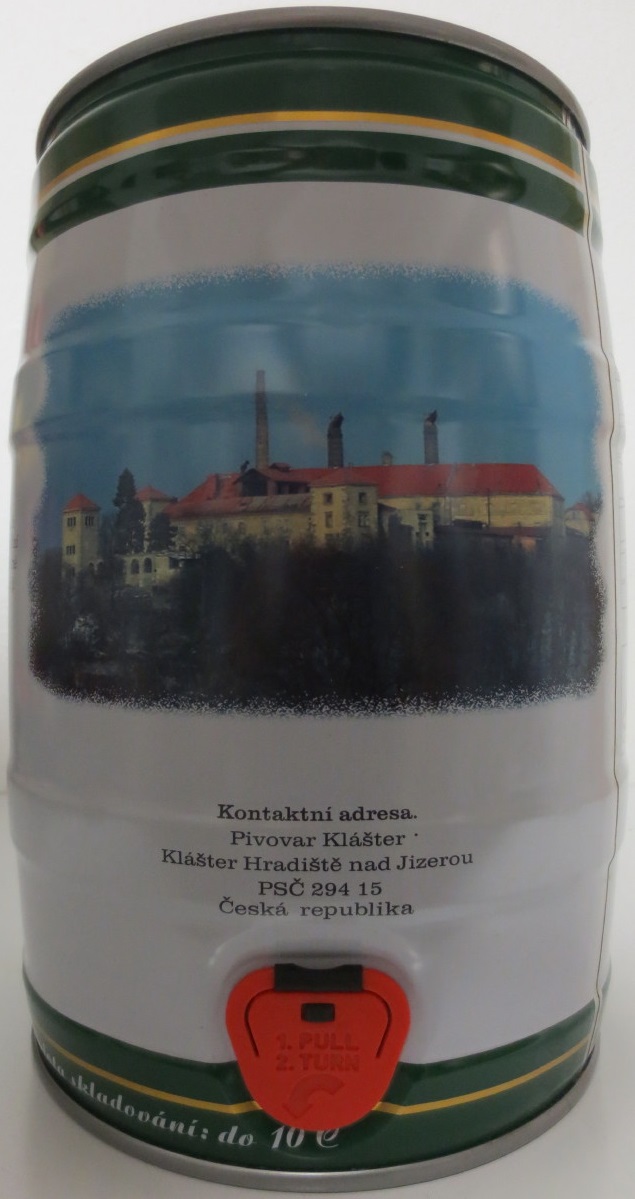 Klášter PIVOVAR KLÁŠTER (5L) č.1