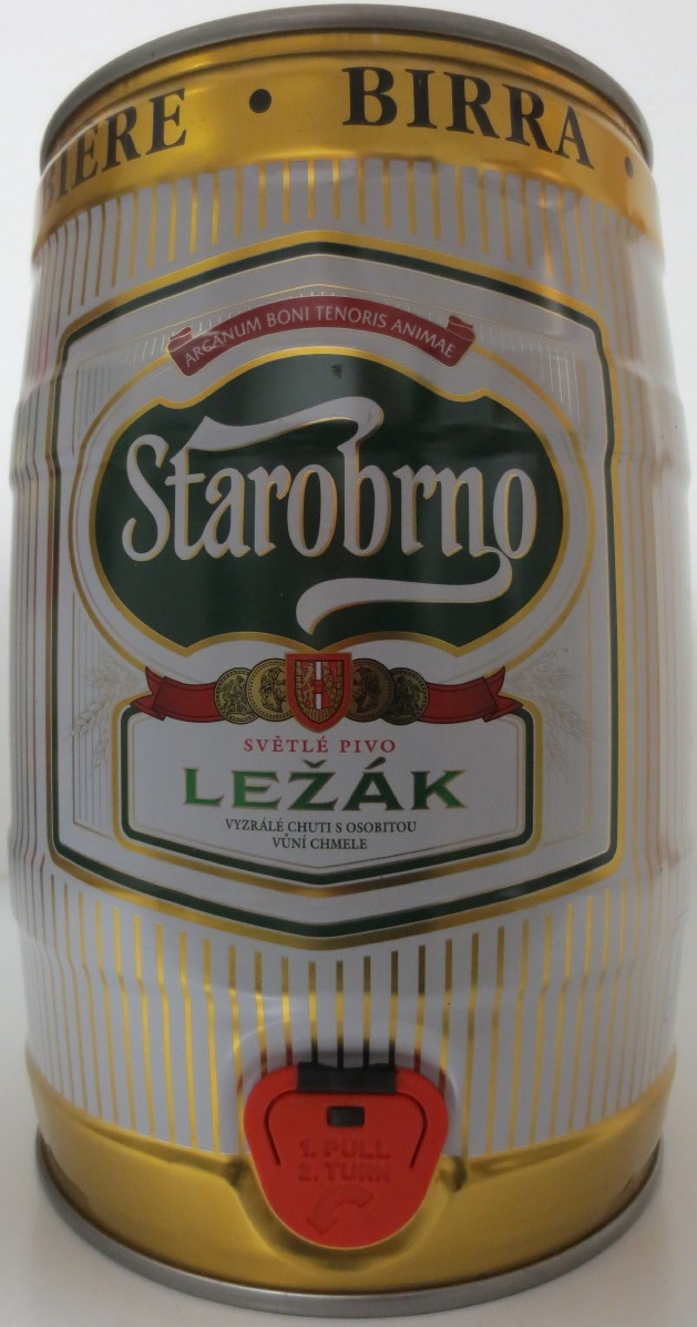 Starobrno SVĚTLÉ PIVO LEŽÁK VYZRÁLÉ CHUTI S OSOBITOU VŮNÍ CHMELE (5L) č.3