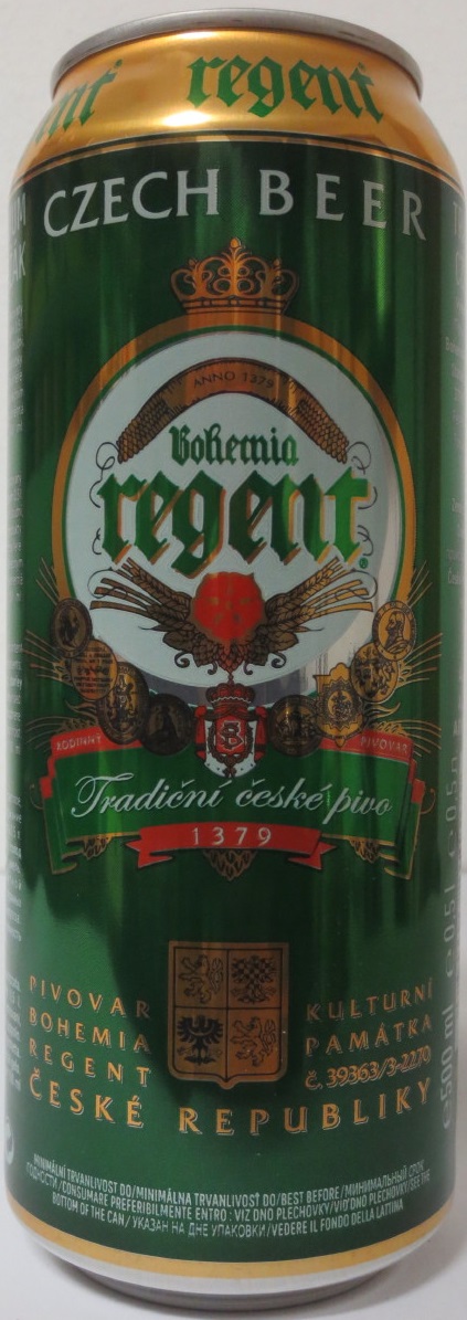 CZECH BEER Bohemia regent (50cl) (B/O) č.1