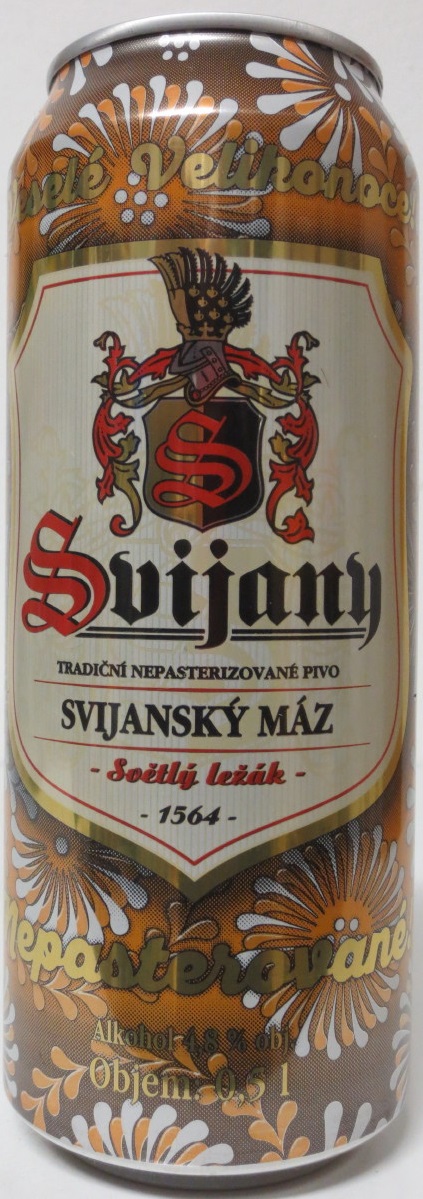 Svijany Nepasterizované Veselé Velikonoce (50cl) (B/O) hnědá
