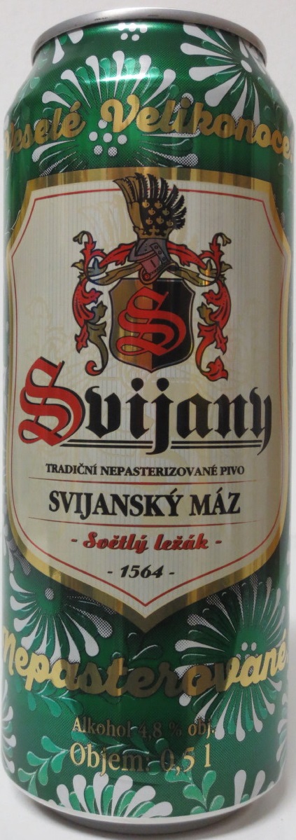 Svijany Nepasterizované Veselé Velikonoce (50cl) (B/O) zelená