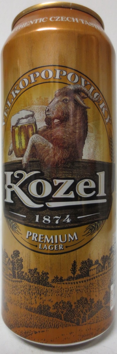 VELKOPOPOVICKÝ Kozel 1874 PREMIUM LAGER č.3 (50cl) (T/O)