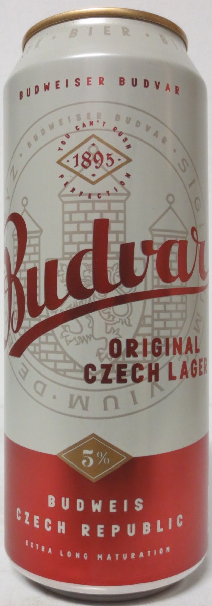 Budvar ORIGINAL CZECH LAGER BUDWEIS CZECH REPUBLIC (50cl) (B/O) Nr.2
