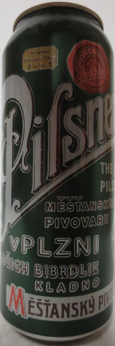 Pilsner Urquell MĚŠŤANSKÉHO PIVOVARU V PLZNI (50cl) (B/O)