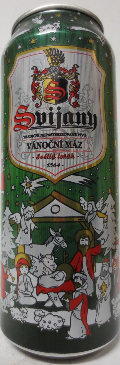 Svijany VÁNOČNÍ MÁZ Světlý ležák (50cl) (B/O)
