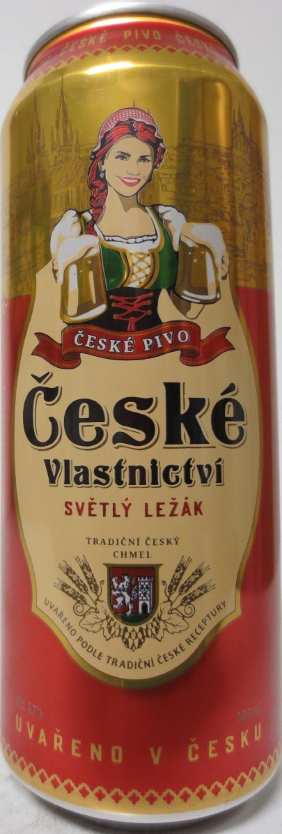 České Vlastnictví SVĚTLÝ LEŽÁK (50cl) (B/O)