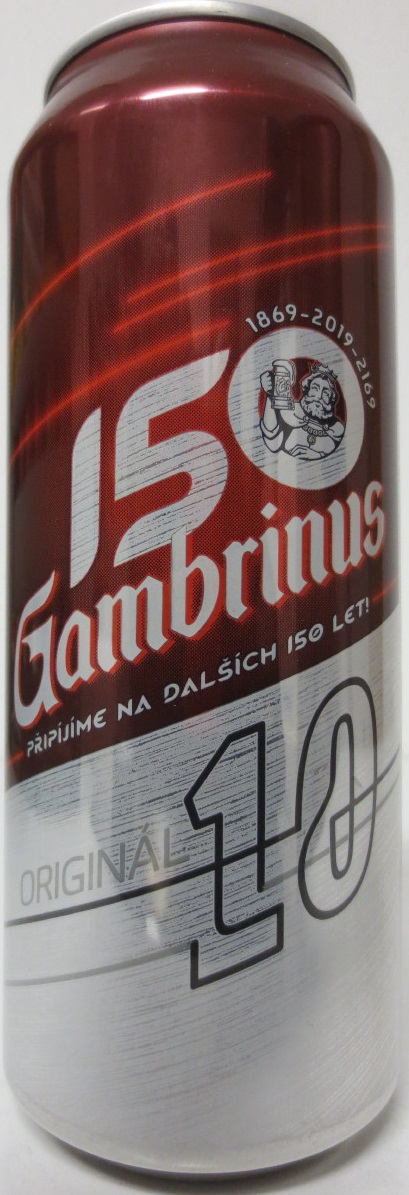 150 Gambrinus ORIGINÁL 10 (50cl) (B/O) č.1