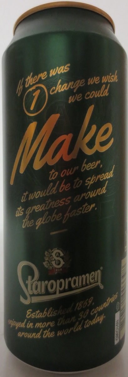 Staropramen EST. IN PRAGUE ANNIVERSARY EDITION 150 Make (50cl) (B/O) č.1/4