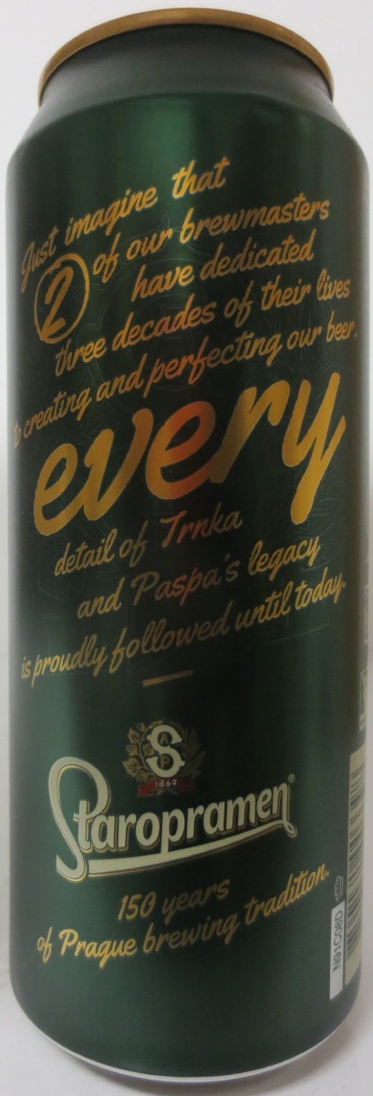 Staropramen EST. IN PRAGUE ANNIVERSARY EDITION 150 every (50cl) (B/O) č.2/4