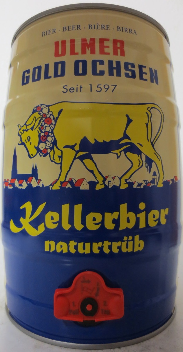 ULMER GOLD OCHSEN Kellerbier naturtrüb (5L) Nr.1