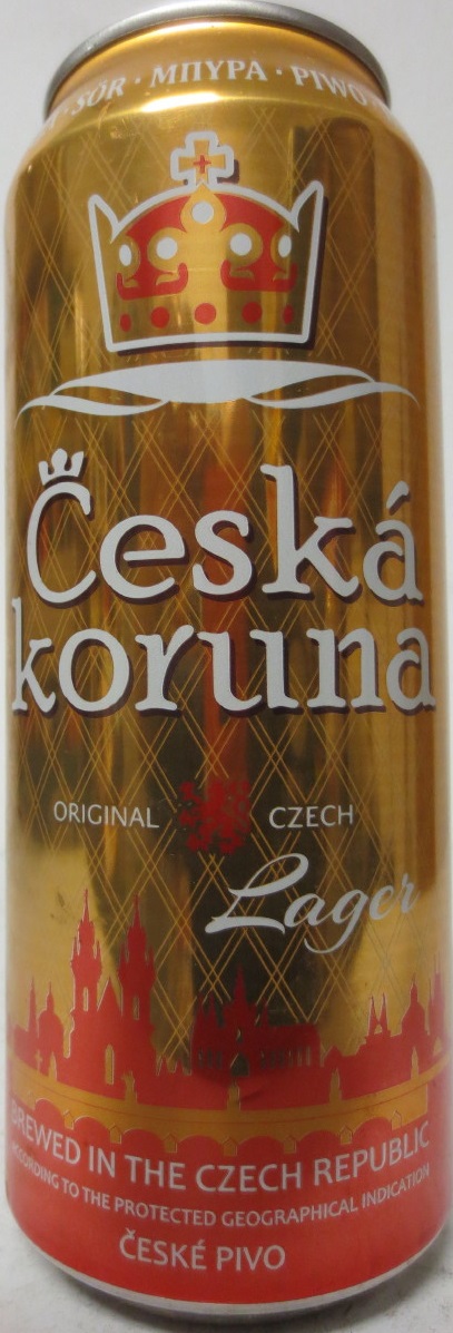 Česká koruna ORIGINAL CZECH Lager (50cl) (B/O)