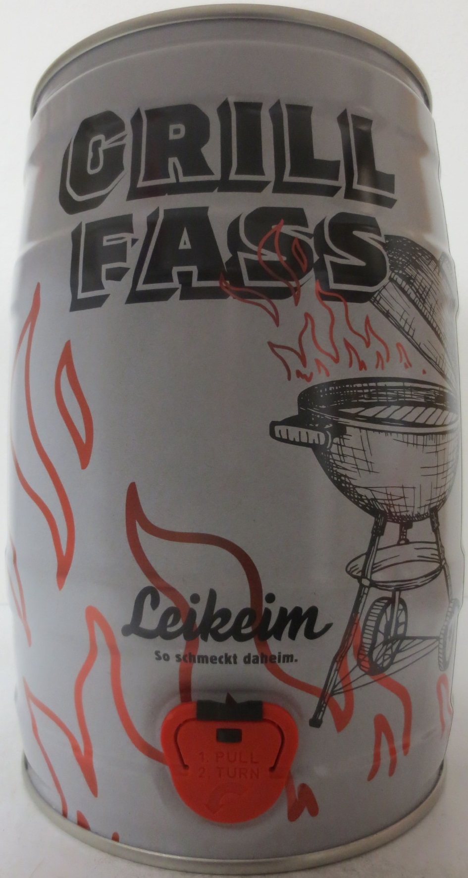 Leikeim so schmeckt daheim. GRILL FASS (5L) Nr.1