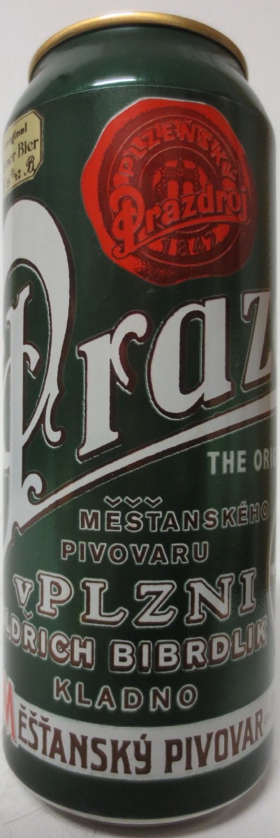 Prazdroj v PLZNI OLDŘICH BIBRDLIK KLADNO (SK) (50cl) (B/O) č.2