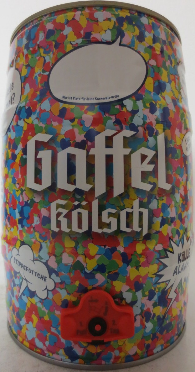 Gaffel kölsch KÖLLE ALAAF! (5L) Nr.1