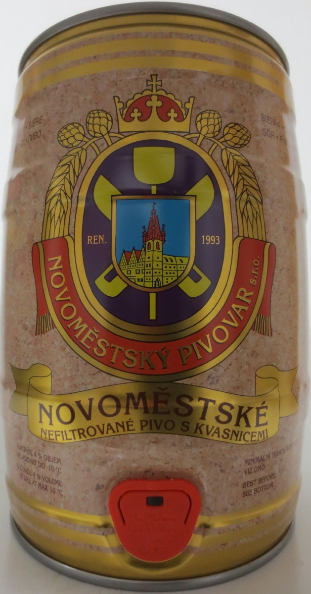 NOVOMĚSTSKÉ NEFILTROVANÉ PIVO S KVASNICEMI (5L) č.1 
