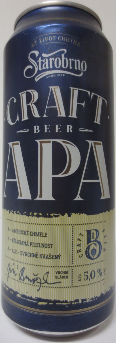 Starobrno CRAFT BEER APA (50cl) (B/O)