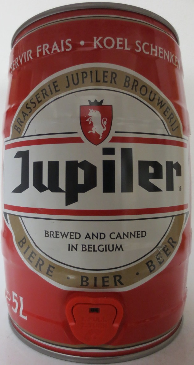 Jupiler BREWED AND CANNED IN BELGIUM (5L) Nr.4