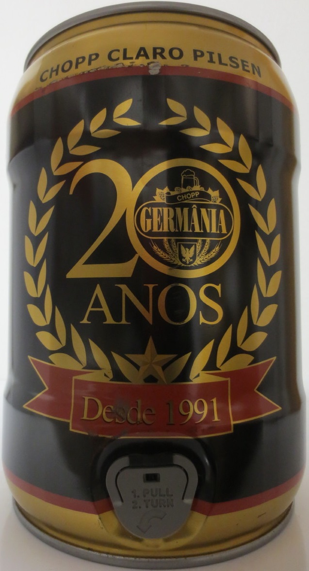 CHOPP GERMANIA 20 ANOS Desde 1991 (5L) Nr.1
