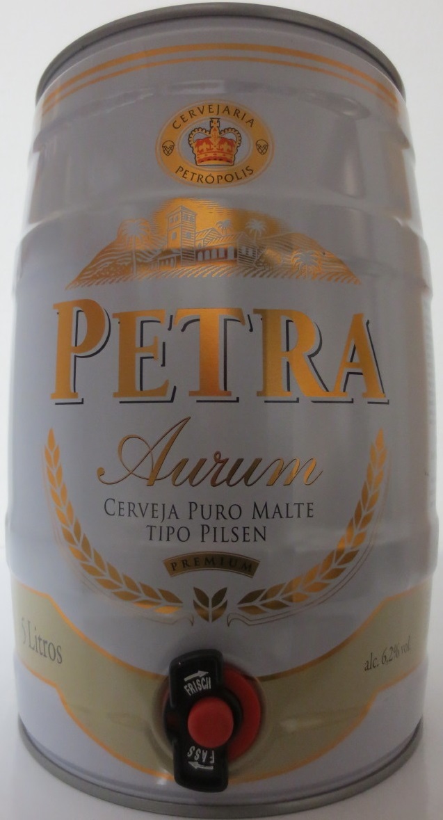 PETRA Aurum CERVEJA PURO MALTE TIPO PILSEN PREMIUM (5L) Nr.1