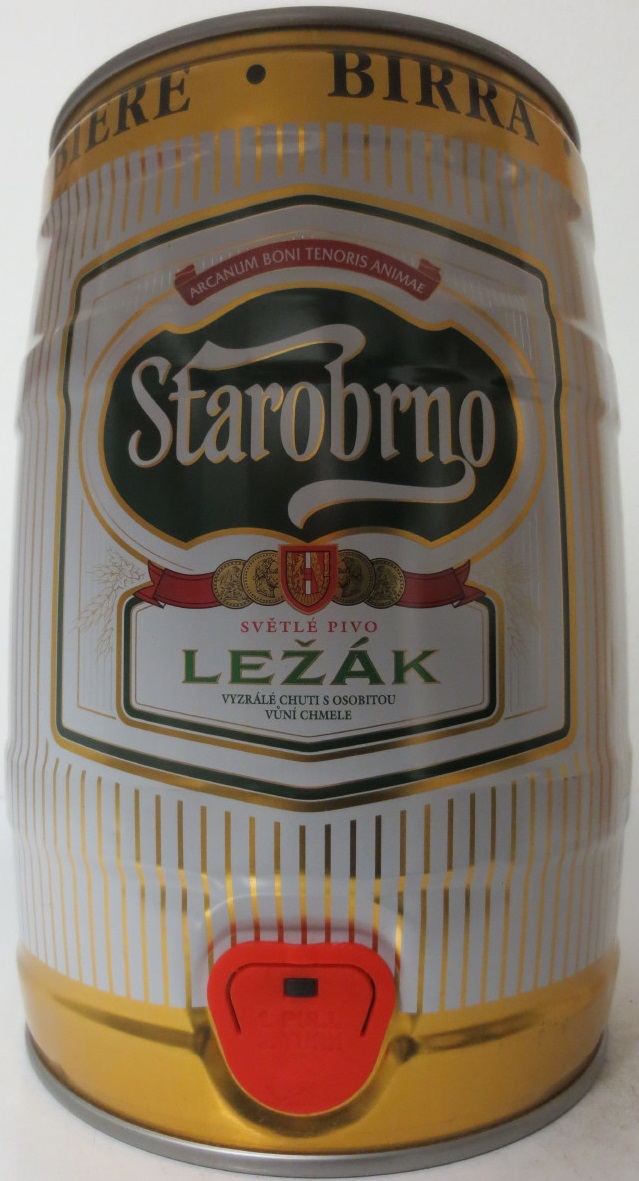 Starobrno SVĚTLÉ PIVO LEŽÁK VYZRÁLÉ CHUTI S OSOBITOU VŮNÍ CHMELE (5L) č.1