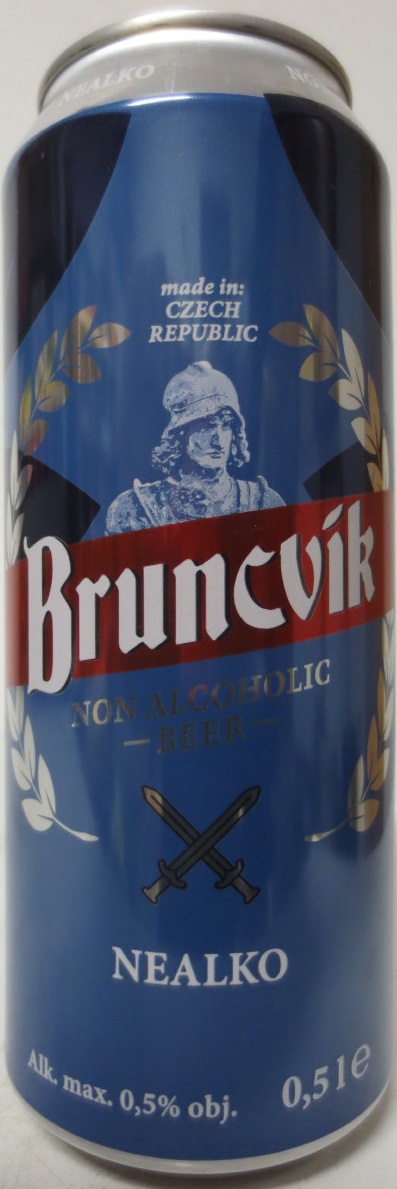 Bruncvík NON ALCOHOLIC -BEER- NEALKO (50cl) (B/O) č.1