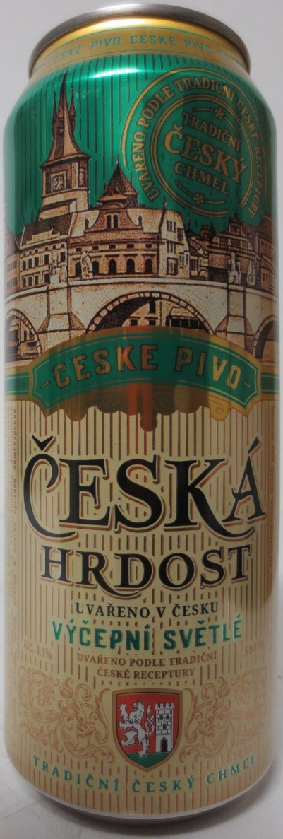 ČESKÁ HRDOST SVĚTLÉ VÝČEPNÍ (50cl) (B/O)