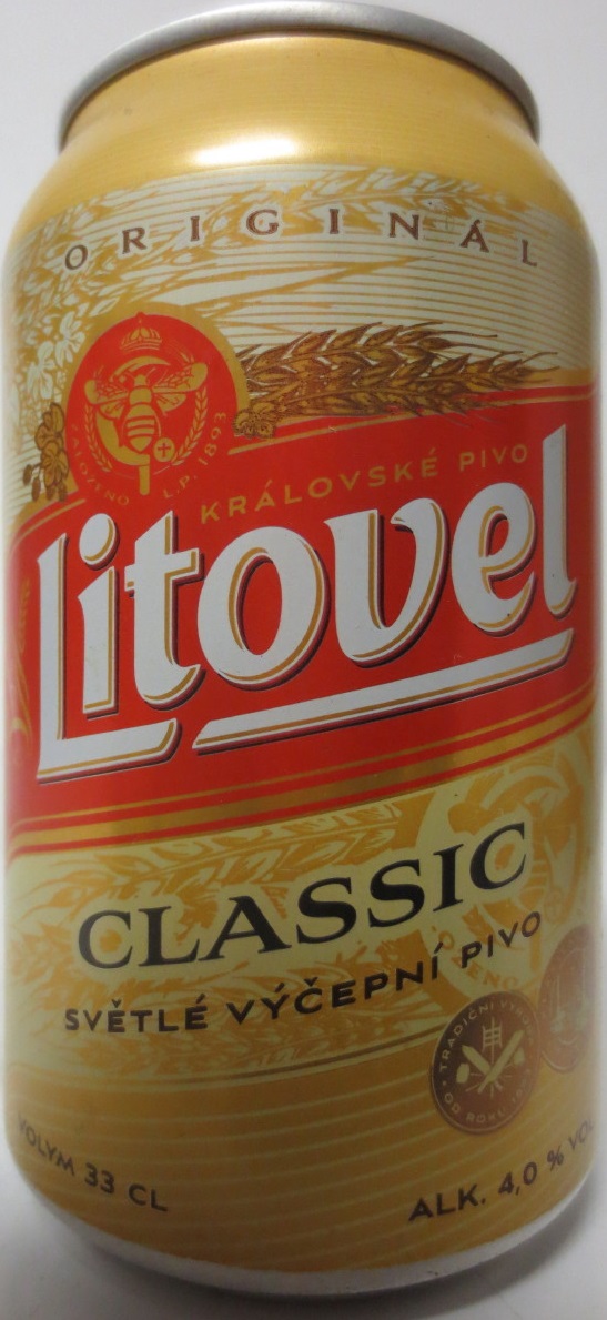 Litovel CLASSIC SVĚTLÉ VÝČEPNÍ PIVO (33cl) (T-O)