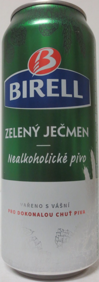 BIRELL ZELENÝ JEČMEN Nealkoholické pivo (50cl) (B/O) č.1