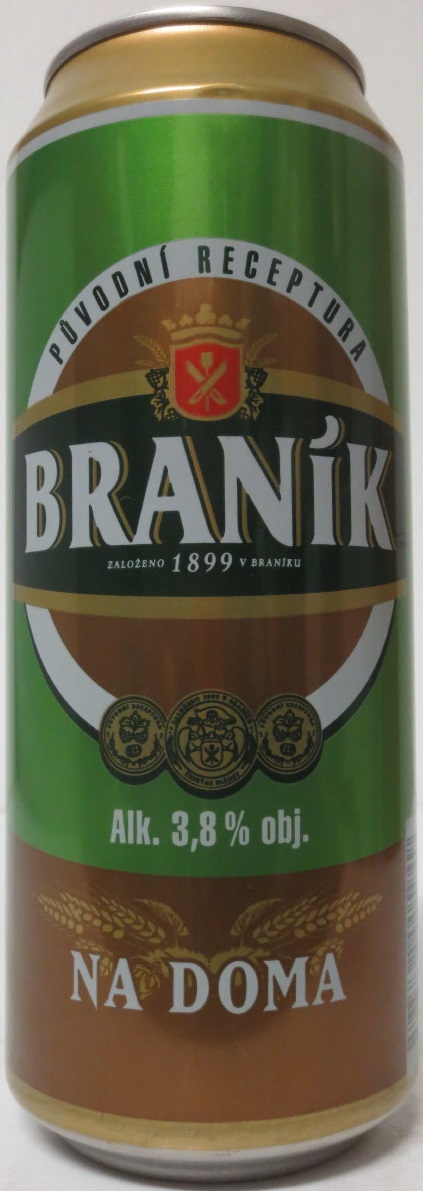 BRANÍK Alk. 3,8% obj. NA DOMA (CZ) (50cl) (B/O) č.1