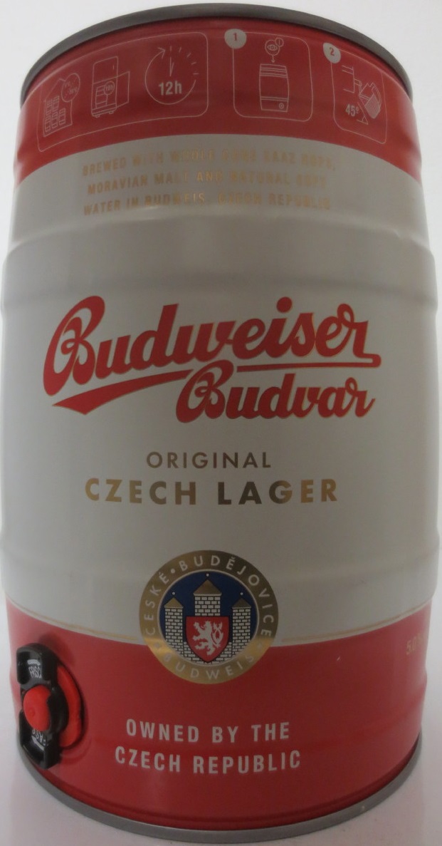 Budweiser Budvar ORIGINAL CZECH LAGER (5L) č.1