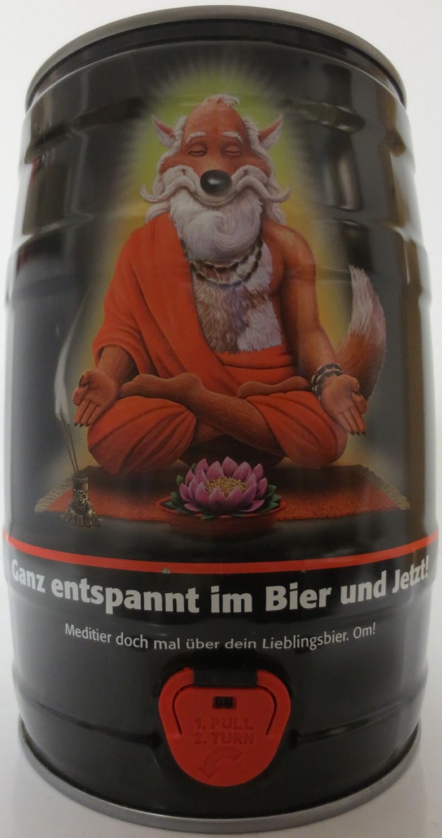 Füchschen Alt Ganz entspannt im Bier und jetzt! Meditier doch mal über dein Lieblinsbier. Om! (5L) Nr.1