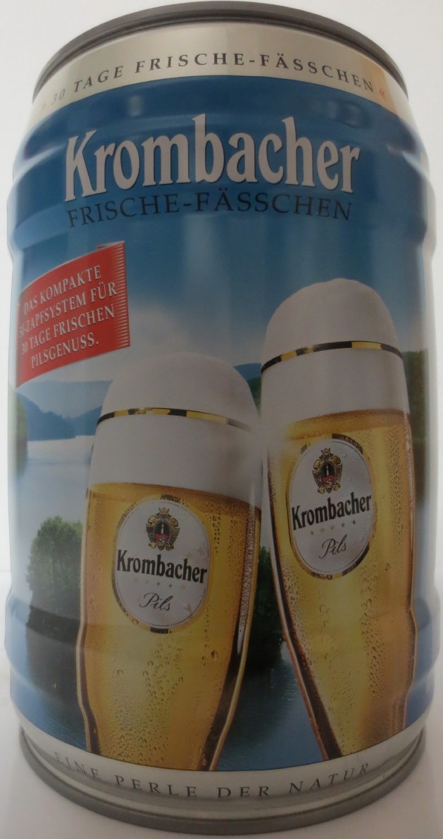 Krombacher Pils FRISCHE-FÄSSCHEN 30 TAGE FRISCHEN PILSGENUSS. (5L) Nr.1 