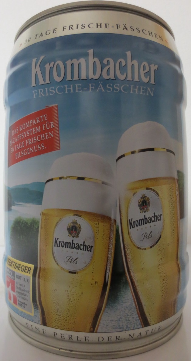 Krombacher Pils FRISCHE-FÄSSCHEN 30 TAGE FRISCHEN PILSGENUSS. (5L) Nr.2 