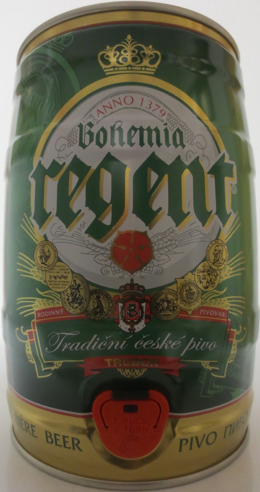 Bohemia regent Tradiční české pivo TŘEBOŇ (5L) č.1 