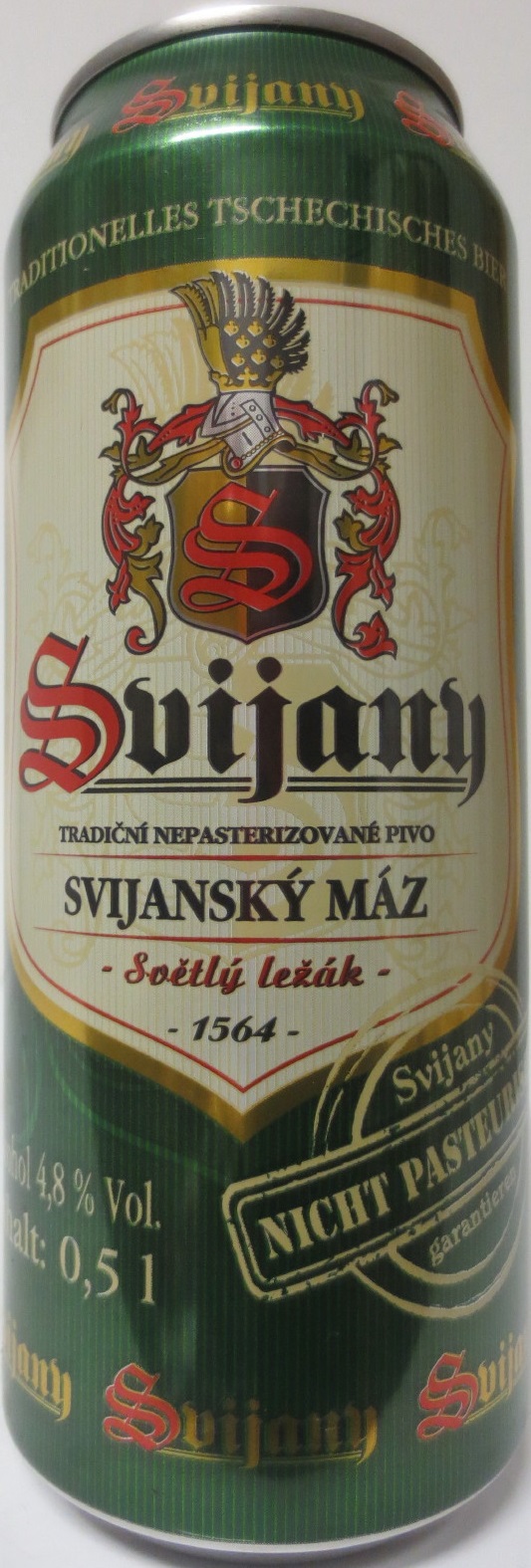 Svijany SVIJANSKÝ MÁZ - Světlý ležák - (50cl) (B/O) č.3