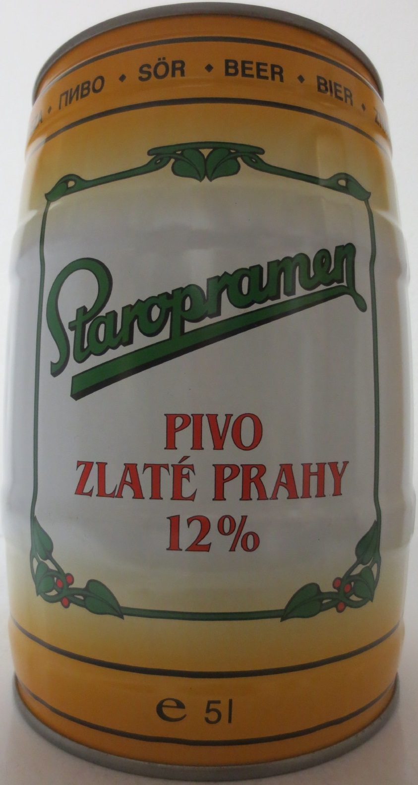 Staropramen PIVO ZLATÉ PRAHY 12%  (ČSSR) 