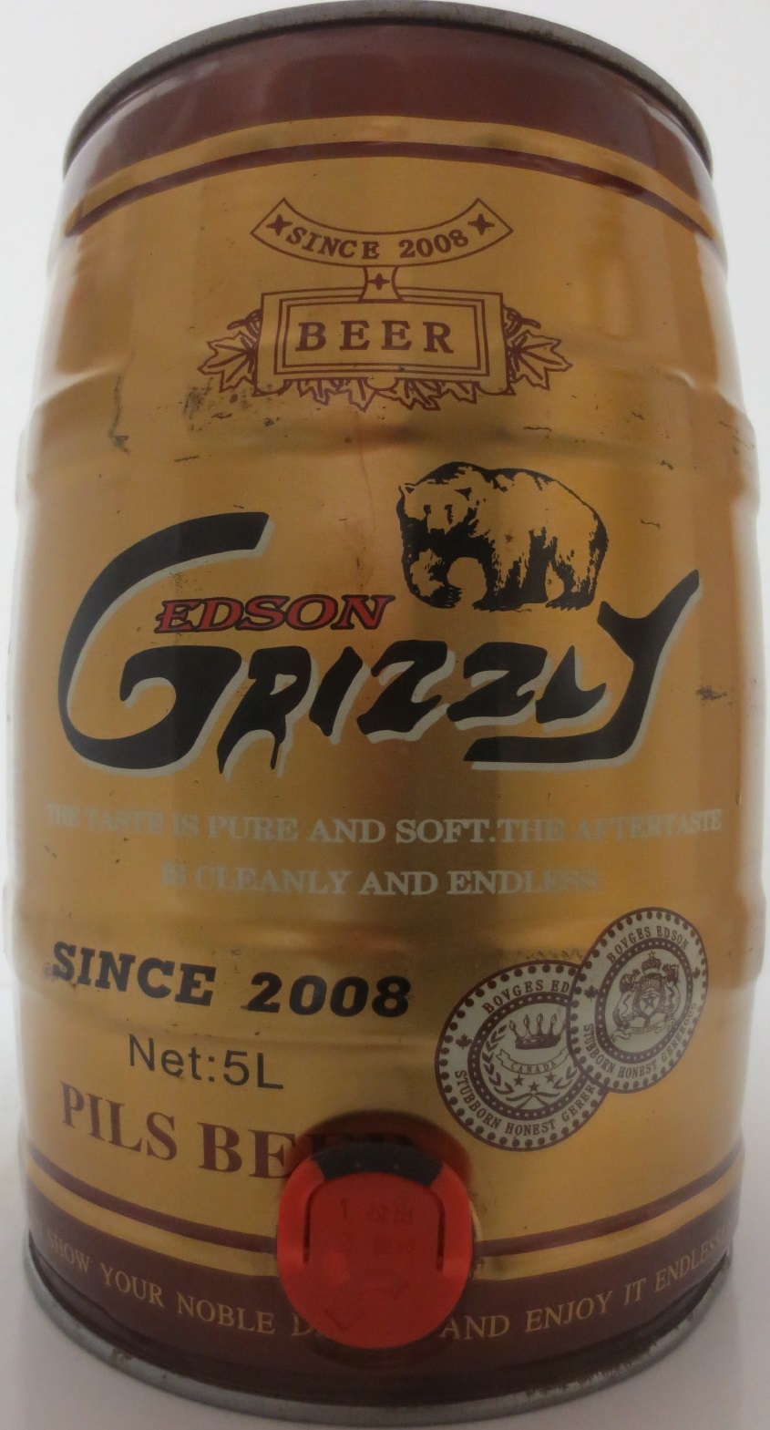 EDSON GRIZZLY SINCE 2008 PILS BEER (5L) Nr.1
