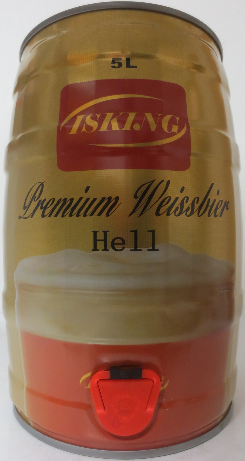 ISKING Premium Weissbier Hell (5L) Nr.1