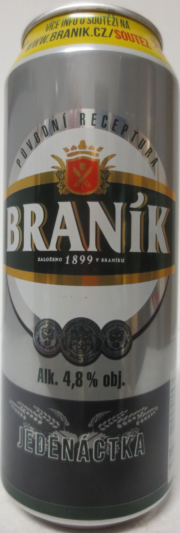 BRANÍK Alk. 4,8% obj. JEDENÁCTKA SOUTĚŽ 2021 (CZ) (50cl) (B/O) č.1