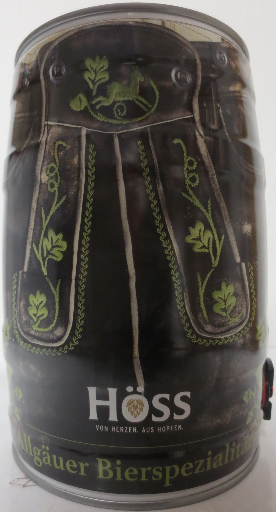 Höss VOR HERZEN. AUS HOPFEN. Allgäuer Bierspezialitat (5L) Nr.1