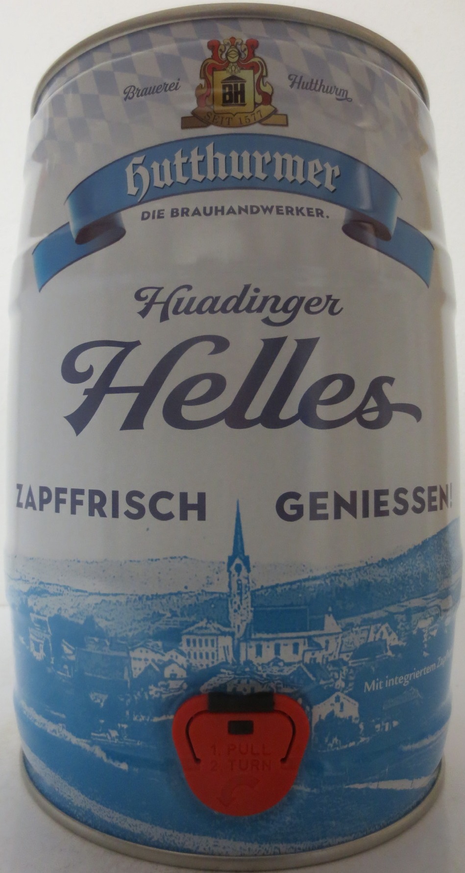 Hutthurmer Huadinger Helles ZAPFFRISCH GENIESSEN! (5L) Nr.1