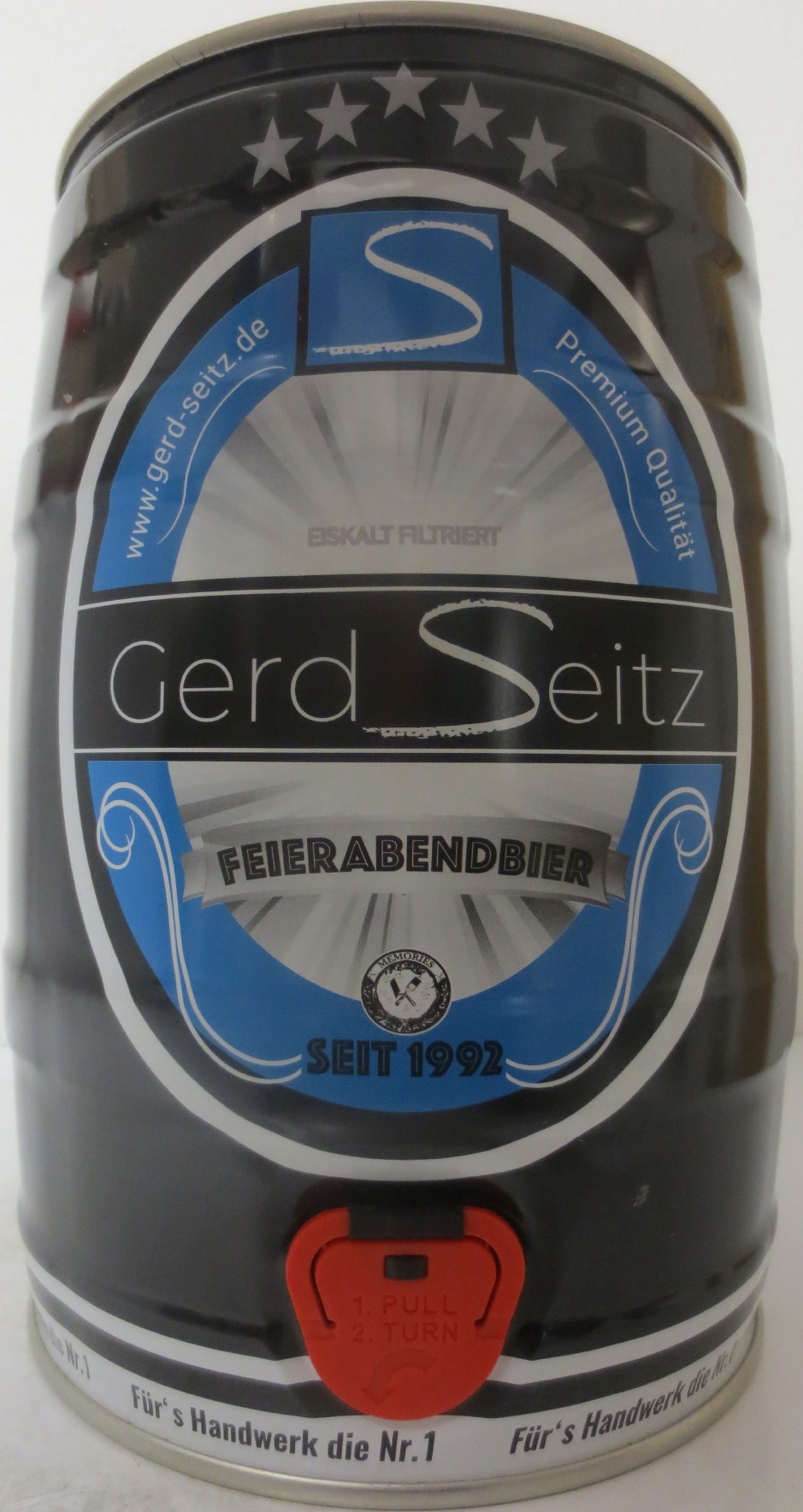 Gerd Seitz FEIERABENDBIER SEIT 1992 (5L) Nr.1