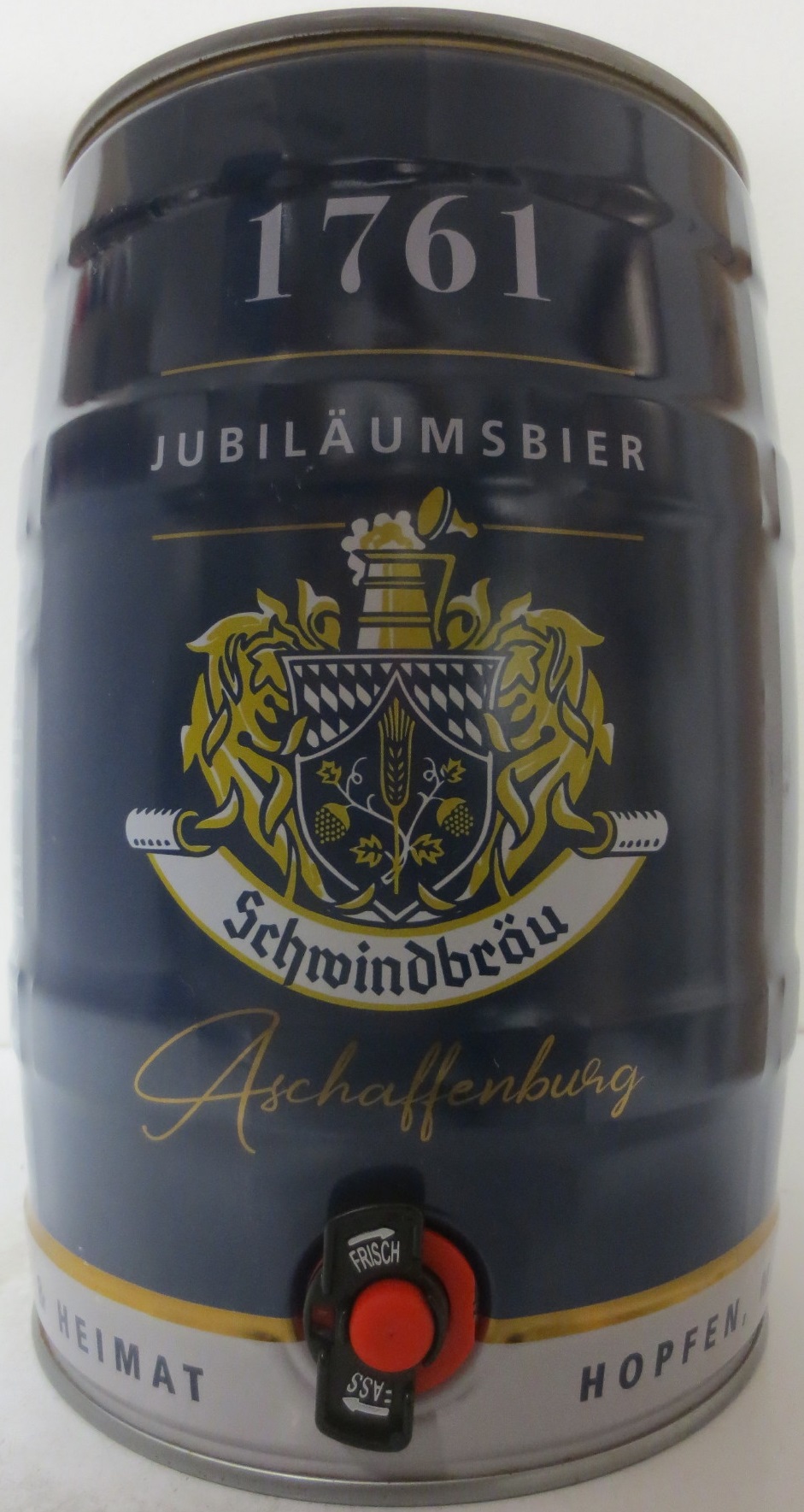 Schwind bräu Aschaffenburg 1761 JUBILÄUMSBIER (5L) Nr.1