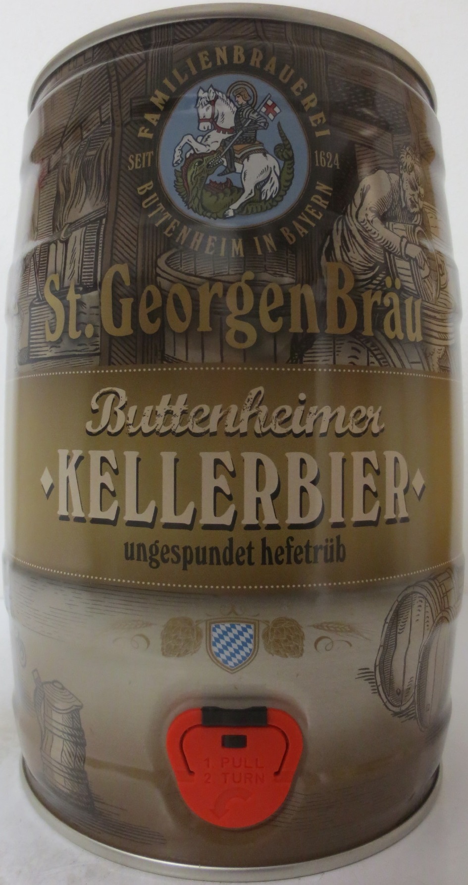 St. Georgen Bräu Buttenheimer KELLERBIER ungespundet hefebier (5L) Nr.1